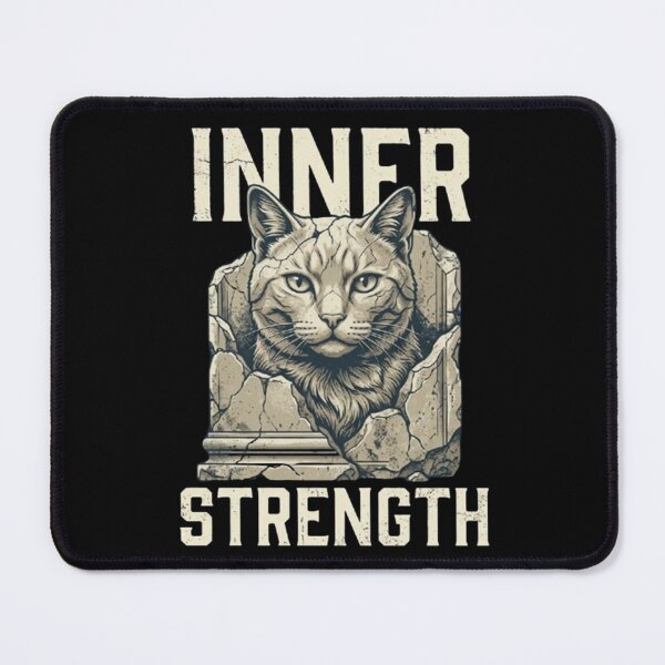 Item preview, Inner Strength – Cat Breaking Barriers designed and sold by Dogandesighn.