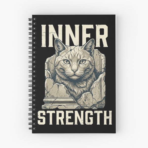 Item preview, Inner Strength – Cat Breaking Barriers designed and sold by Dogandesighn.