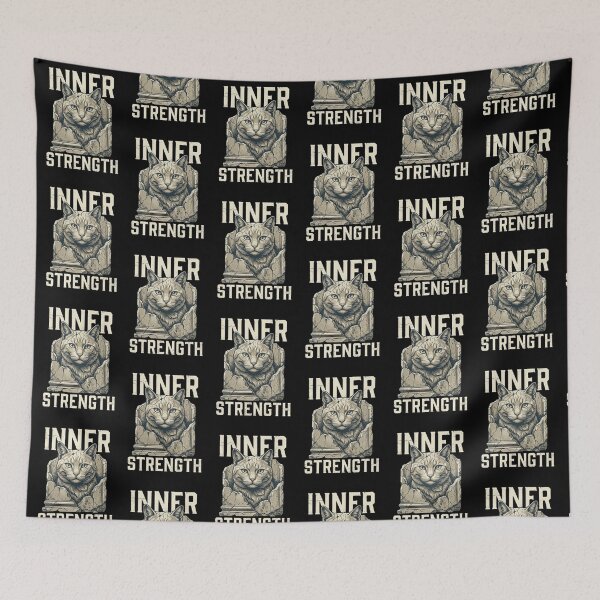 Item preview, Inner Strength – Cat Breaking Barriers designed and sold by Dogandesighn.