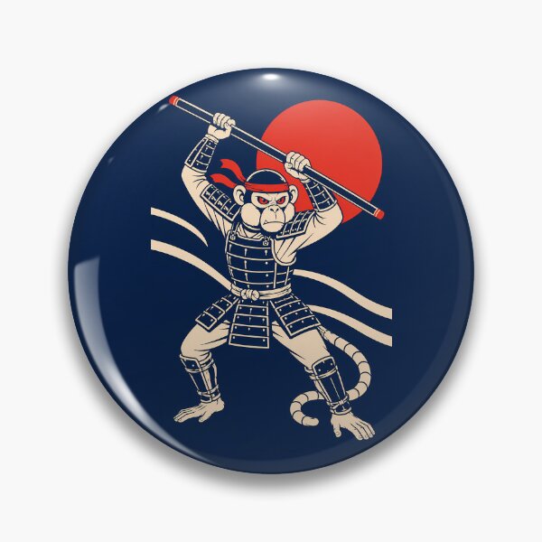 Item preview, Samurai Monkey designed and sold by KungPowUnicorn.