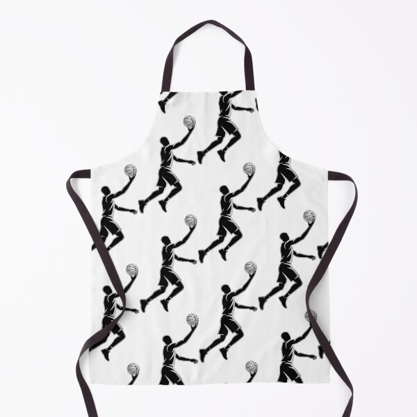 Item preview, Chrome Silver Basketball Player Layup Silhouette Art designed and sold by onjcdesign.