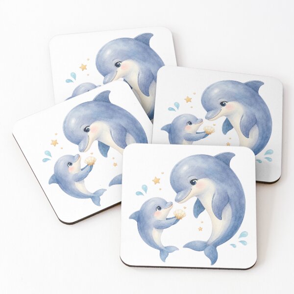 Item preview, Cute Mother Dolphin Baby Gift designed and sold by Passionread.