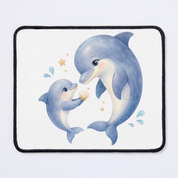 Item preview, Cute Mother Dolphin Baby Gift designed and sold by Passionread.