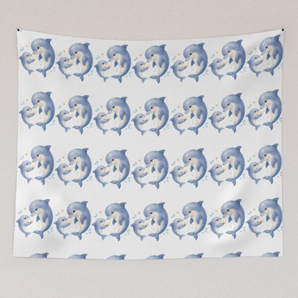 Item preview, Cute Mother Dolphin Baby Gift designed and sold by Passionread.
