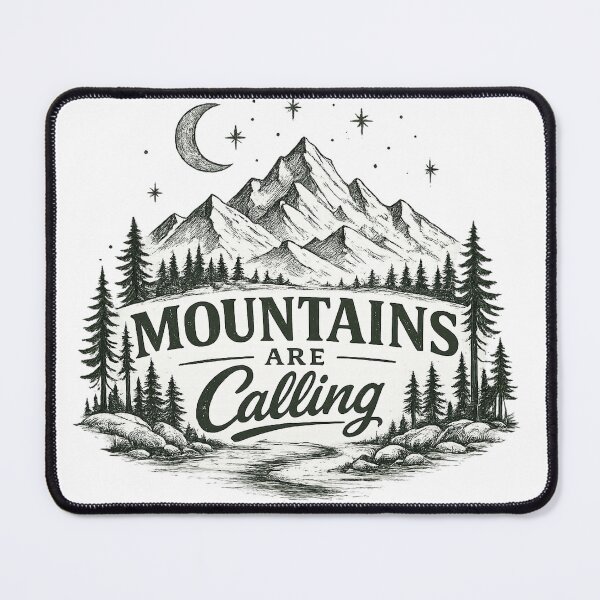 Item preview, mountains are calling designed and sold by Side Quest Co..
