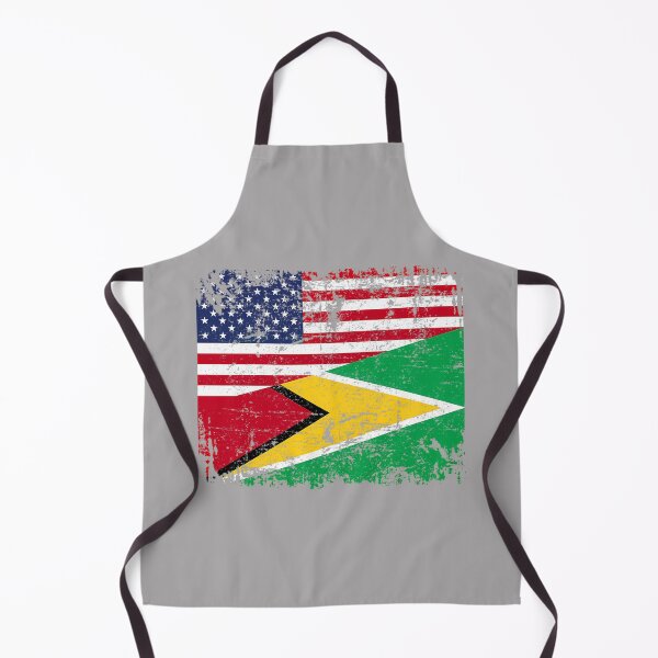 Item preview, Guyanese Roots Half American Flag USA Guyana Flag Comfort Colors designed and sold by KathieFaugh.