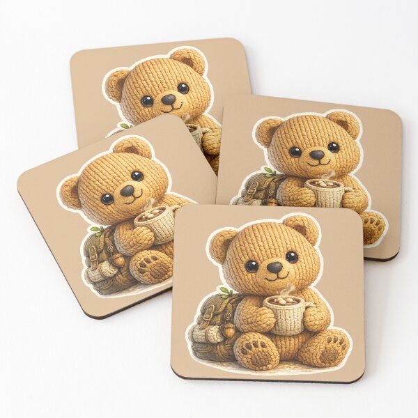 Item preview, Cosy Campfire Explorer Bear designed and sold by ChirpInc.