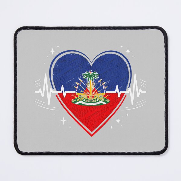 Item preview, Haiti Haitian Flag Day Heartbeat Pride Heritage designed and sold by KathieFaugh.