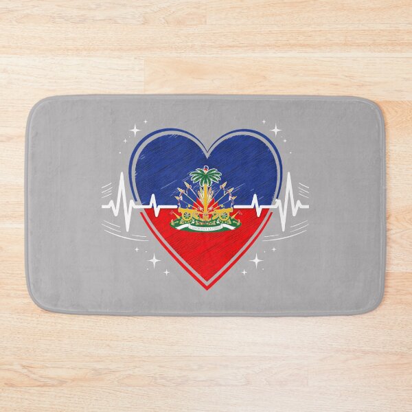 Item preview, Haiti Haitian Flag Day Heartbeat Pride Heritage designed and sold by KathieFaugh.