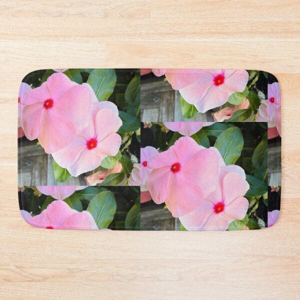Item preview, Soft Pink Periwinkle Flowers Garden Photography designed and sold by BalkanBloom.