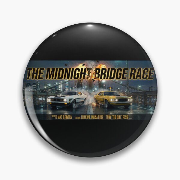 Item preview, ROAD MOVIE POSTER THE MIDNIGHT BRIDGE RACE 1971 designed and sold by VERYOLDROAD BY AXTON BROWNING .