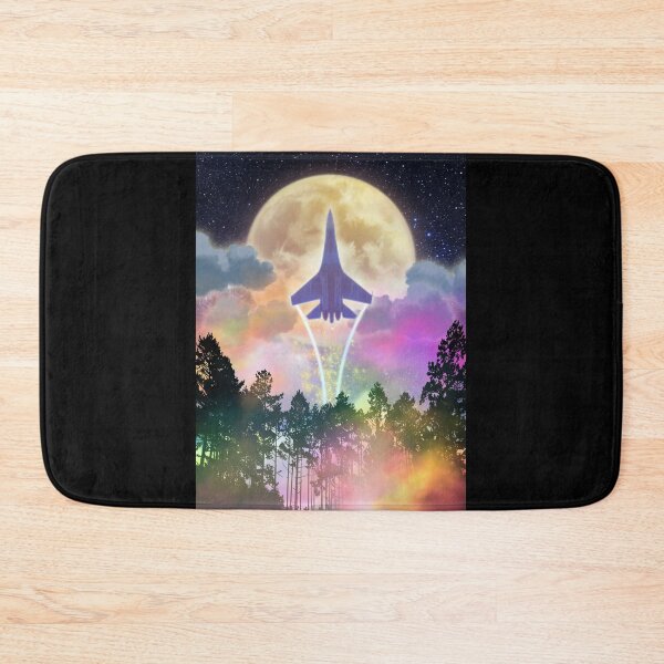 Item preview, Su-27 Flanker Luna Llena Bosque Fantástico Noche Poster Aviación designed and sold by HEROHIRO.