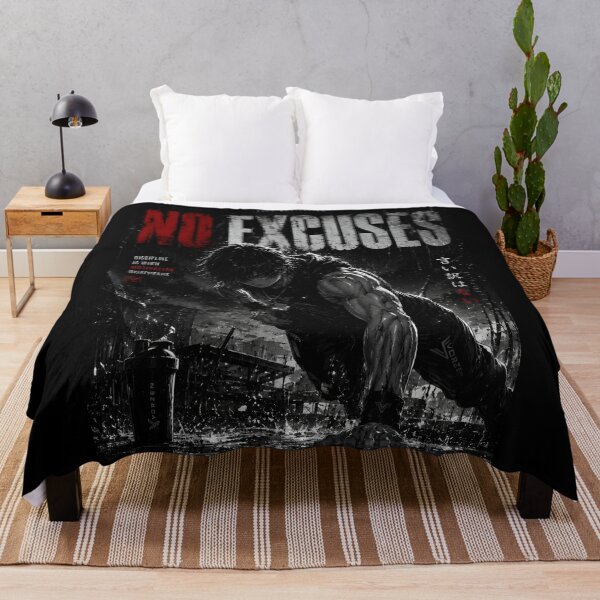 Item preview, VORZEN No Excuses I Anime Fitness Streetwear Design designed and sold by VORZEN.