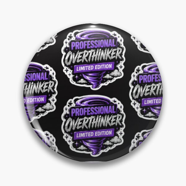 Item preview, Professional Overthinker Limited Edition Sticker designed and sold by Deepak0507.
