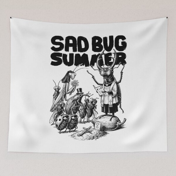 Item preview, Sad Bug Summer Funny Insect Lover Funeral Bugs Entomology designed and sold by GrandeDuc.