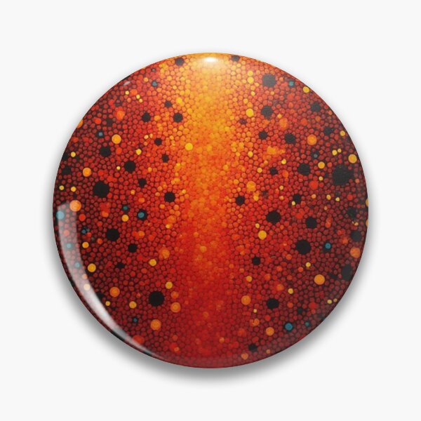 Item preview, Aboriginal Inspired Dot Art - With Ascending Lava Flow designed and sold by GrinGalore.