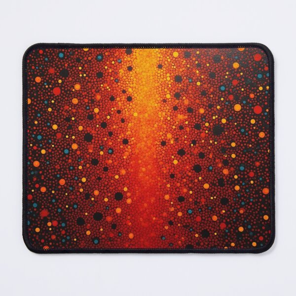 Item preview, Aboriginal Inspired Dot Art - With Ascending Lava Flow designed and sold by GrinGalore.