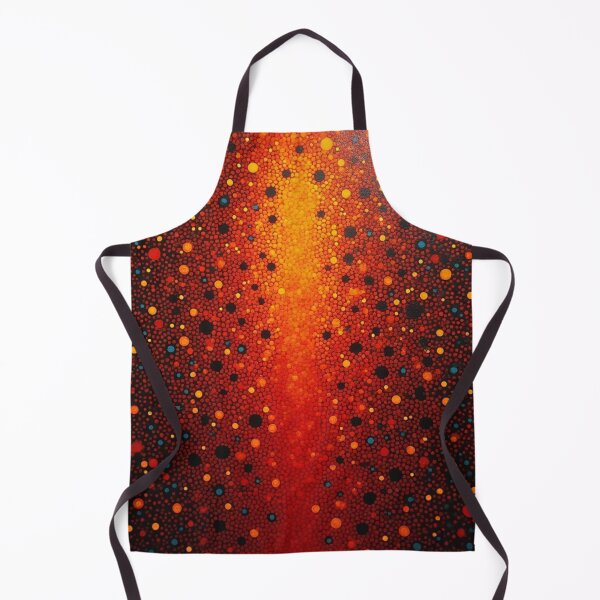 Item preview, Aboriginal Inspired Dot Art - With Ascending Lava Flow designed and sold by GrinGalore.