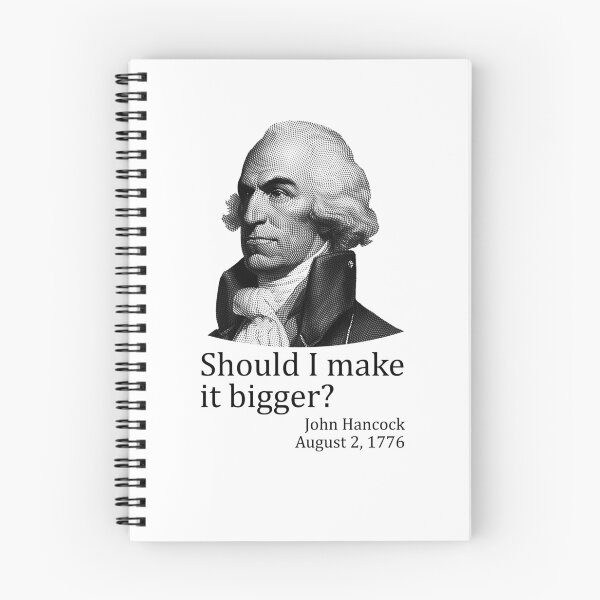 Item preview, Should I Make It Bigger John Hancock Funny 4th of July Gear designed and sold by DynamicDesign.