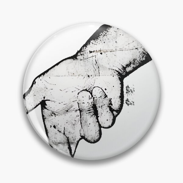 Item preview, Retro Vibe Crossed Finger Hand Graphic designed and sold by snugglee.