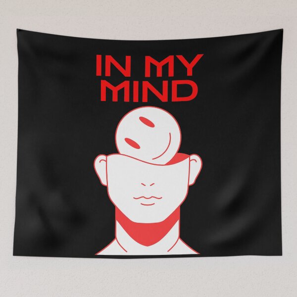 Item preview, In My Mind Surreal Head Illustration T-Shirt Mental Health Art Gift Weird Tee designed and sold by oonproducts.
