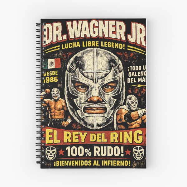 Item preview, Vintage Dr. Wagner Jr. El Rey Del Ring Lucha Libre Wrestling Graphic designed and sold by The Irish Whip.