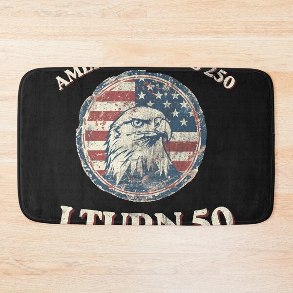 Item preview, America Turns 250 I Turn 50 Funny 50th Birthday Patriotic Vintage T-Shirt designed and sold by FizjoHed.