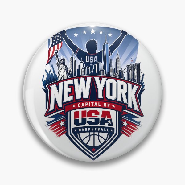 Item preview, New York Basketball Pride – USA Patriotic Sports design designed and sold by Jandedan.