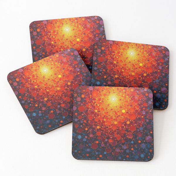 Item preview, Aboriginal Inspired Dot Art - Lava Bubbles and Cold Surface designed and sold by GrinGalore.