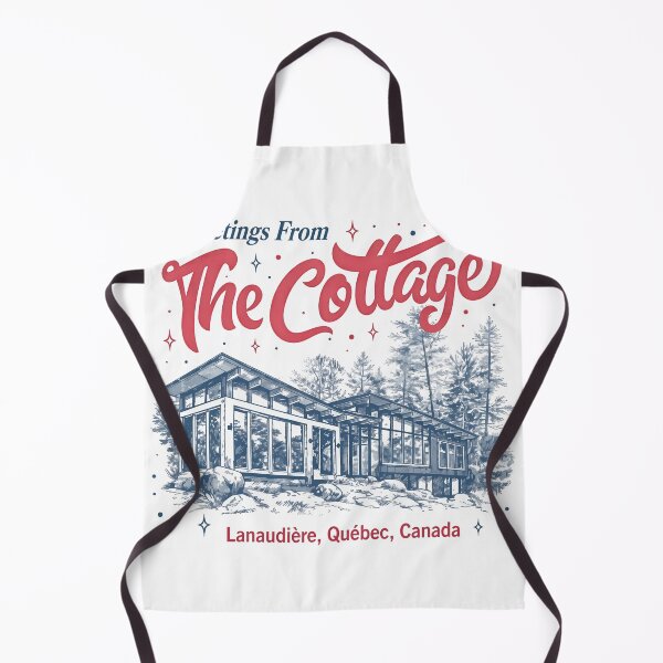 Item preview, Greetings From The Cottage Quebec Retro Art designed and sold by snugglee.