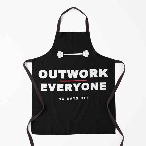 Item preview, Outwork Everyone Gym Shirt — Workout Motivation Fitness Tee (White Print) designed and sold by UrbanPrintVibes.