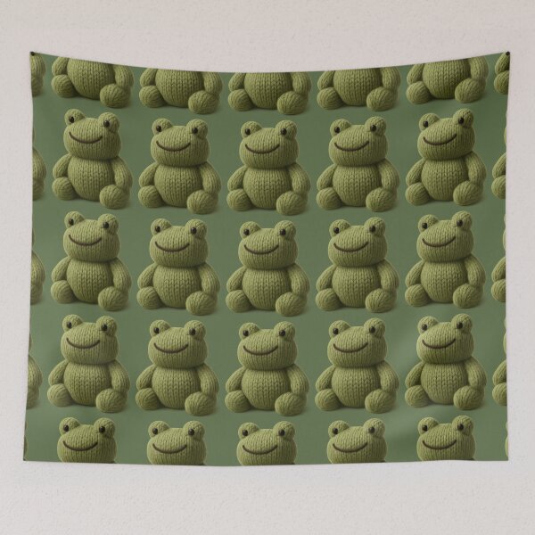 Item preview, Cosy Knitted Frog designed and sold by ChirpInc.