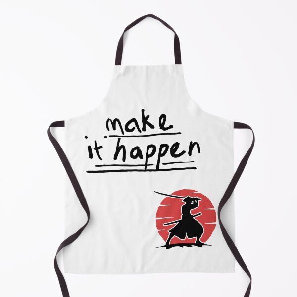 Item preview, Good vibe positive quote Make it happen samurai japan Samurai Warrior Silhouette Against Red Sun – Japanese Sword Fighter Minimalist Vintage Design designed and sold by JessLamunn89.