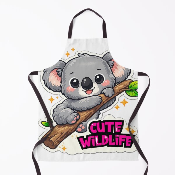Item preview, Cute Wildlife Koala Hanging on Tree Branch designed and sold by Peanutspixel.