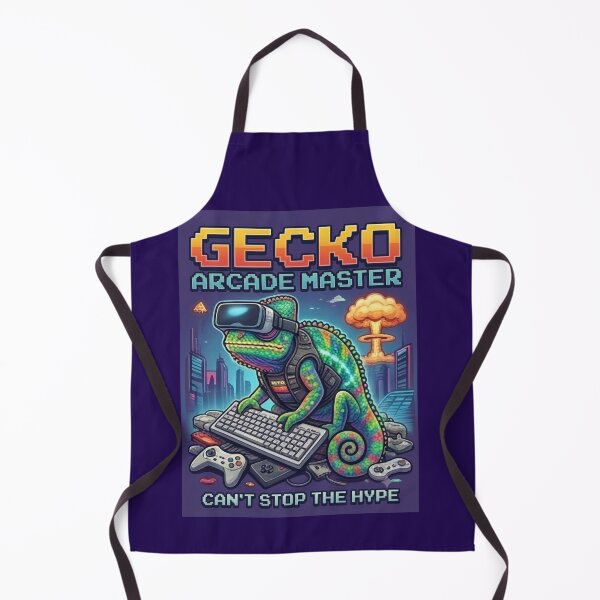 Item preview, Gecko Arcade Master – VR Chameleon Gamer designed and sold by Dogandesighn.