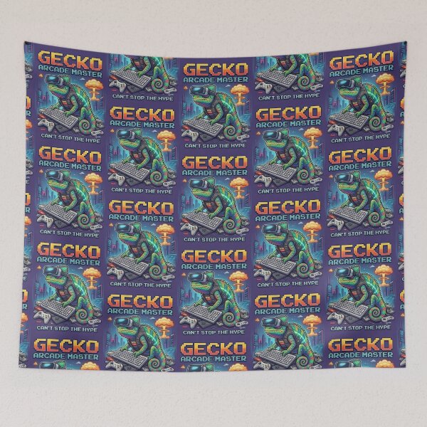 Item preview, Gecko Arcade Master – VR Chameleon Gamer designed and sold by Dogandesighn.
