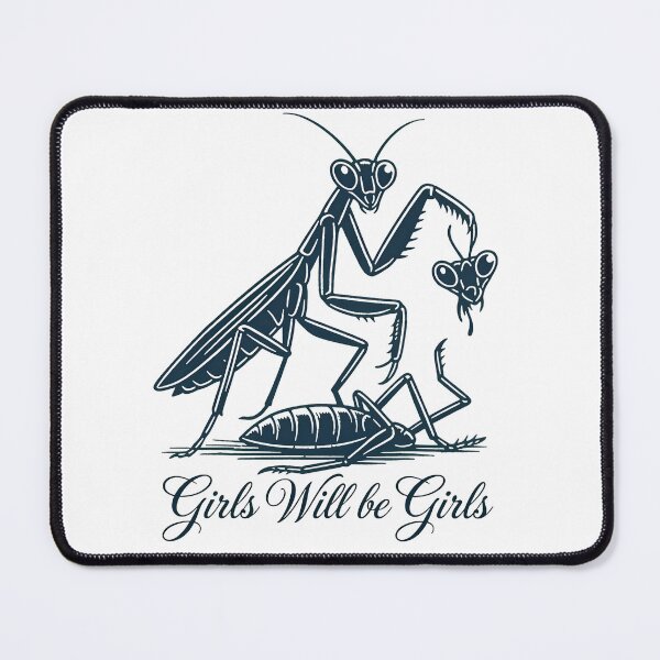 Item preview, Praying Insect Behavior Retro Graphic Text designed and sold by snugglee.