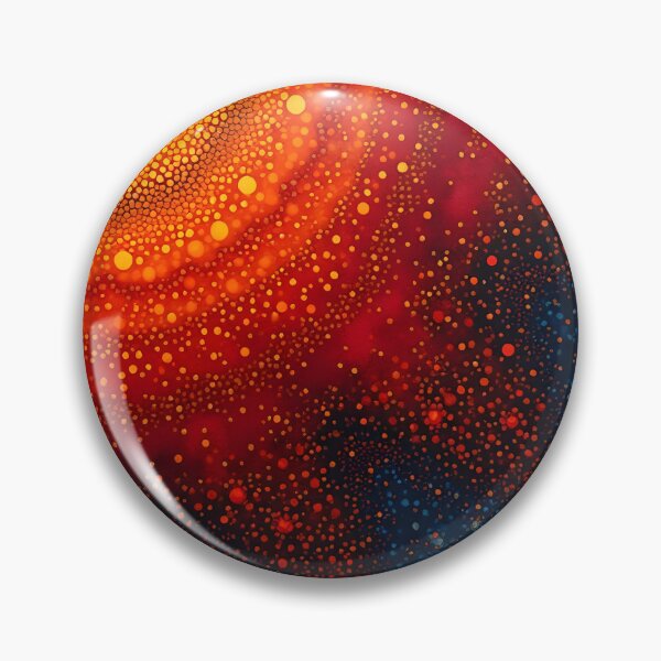 Item preview, Aboriginal Inspired Dot Art - When Lava Wins Water designed and sold by GrinGalore.