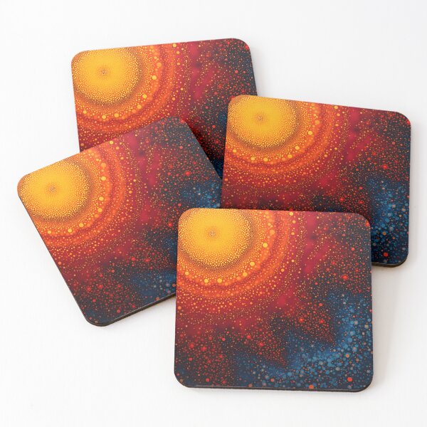 Item preview, Aboriginal Inspired Dot Art - When Lava Wins Water designed and sold by GrinGalore.