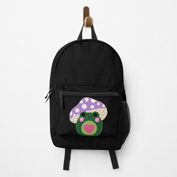 Item preview, Cute Heart Frog Mushroom Kawaii Tufted Rug Art designed and sold by ColorSplash123.