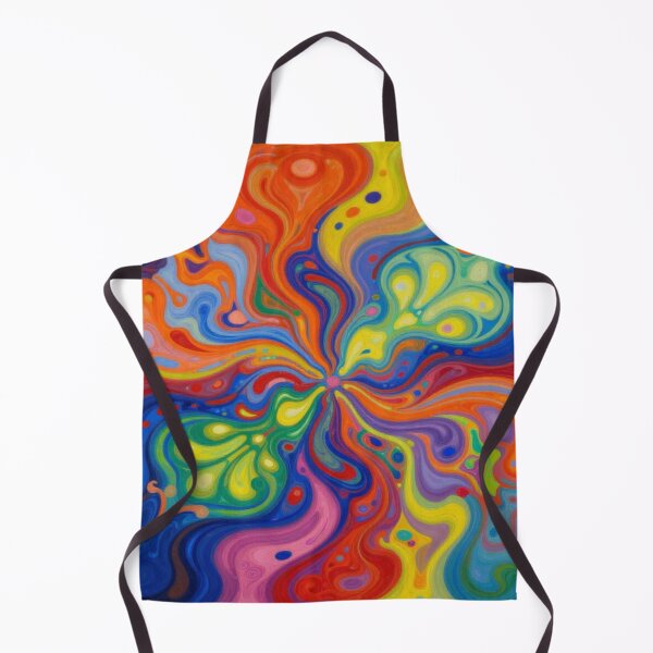 Item preview, Psychedelic Color Swirl inspired by Peter Max in vibrant abstract digital motion designed and sold by FotoworldEdel.