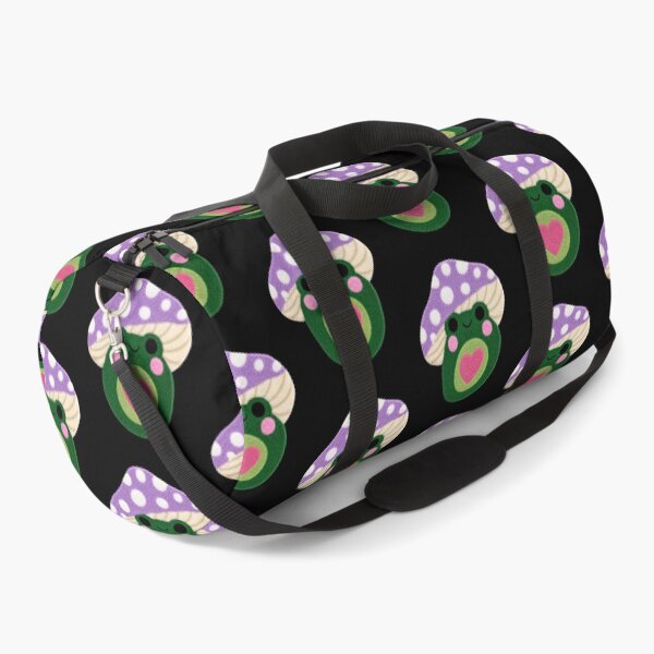 Item preview, Cute Heart Frog Mushroom Kawaii Tufted Rug Art designed and sold by ColorSplash123.
