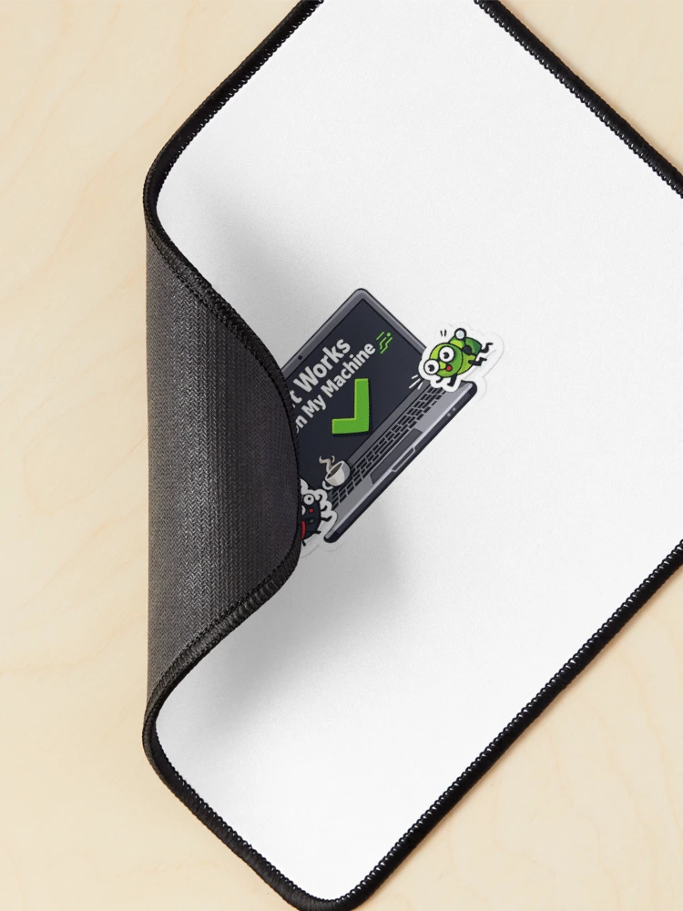 Thumbnail 2 of 5, Mouse Pad, Software Engineer Coding Meme Sticker designed and sold by FancyPlus.