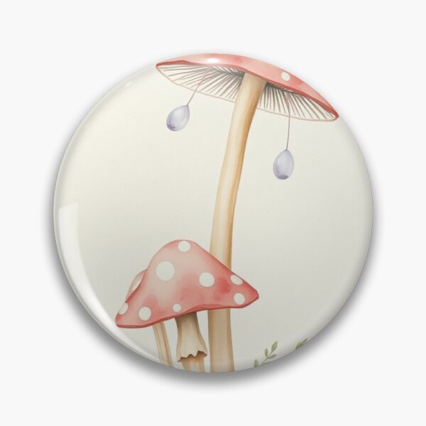 Item preview, Watercolor Red Spotted Mushroom Botanical Illustration designed and sold by Vida e Arte.