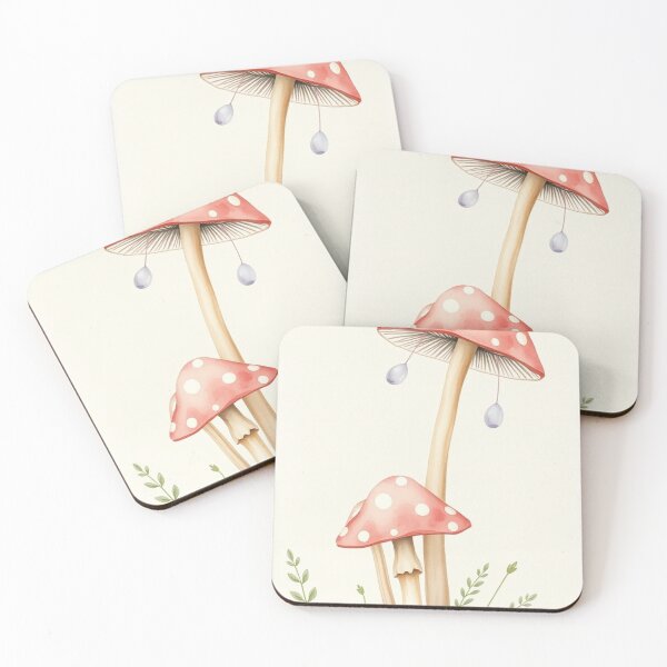 Item preview, Watercolor Red Spotted Mushroom Botanical Illustration designed and sold by Vida e Arte.