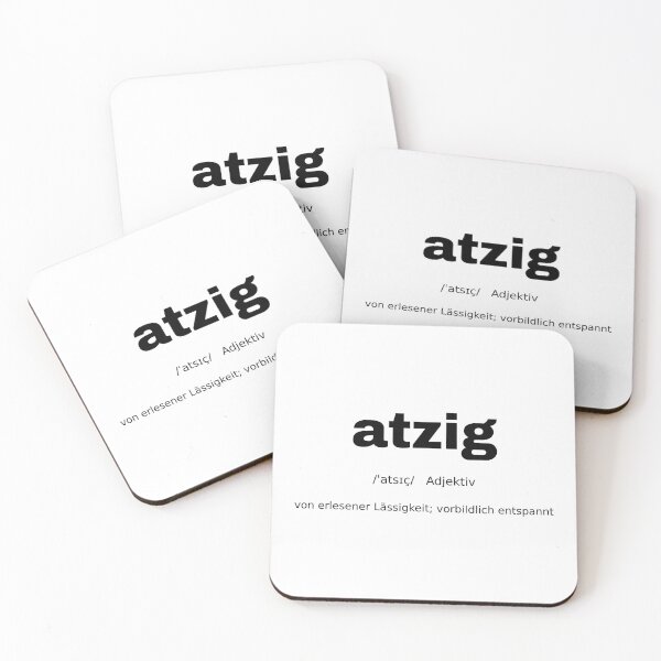 Item preview, Atzig Funny German Saying Shirt 001 designed and sold by Hauptsache Merch.