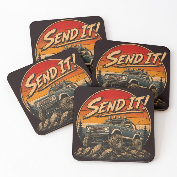 Item preview, Rock Crawler Off Road Truck Style T-Shirt Vintage Sunset Bronco Graphic  designed and sold by BlueLineLAX.