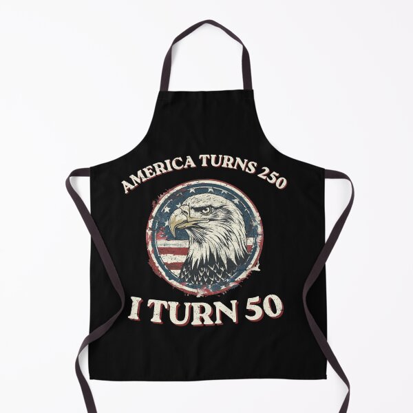 Item preview, America Turns 250 I Turn 50 Funny 50th Birthday Patriotic Vintage T-Shirt designed and sold by FizjoHed.