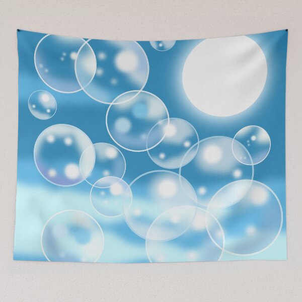 Item preview, Floating Bubbles in a Blue Sky designed and sold by Andrew  Hitchen.