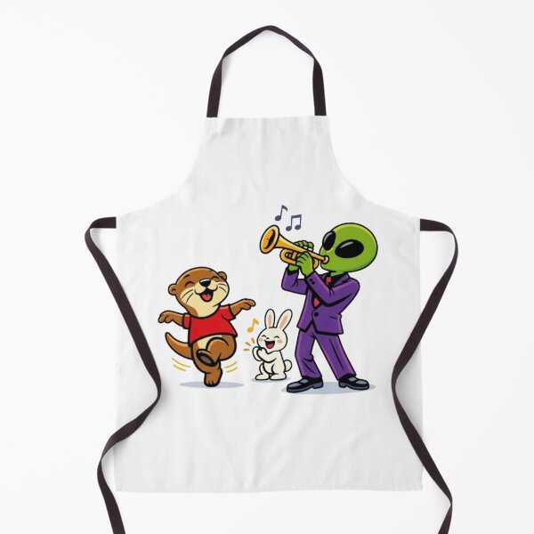 Item preview, Cosmic Jam – Otter, Rabbit & Alien Band designed and sold by Dogandesighn.